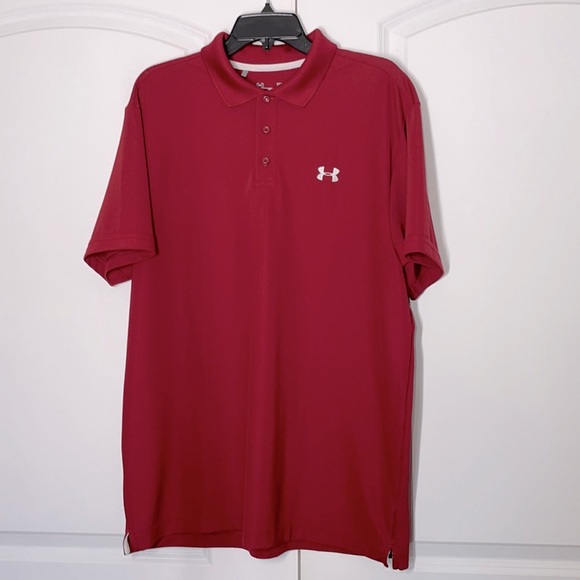 Under Armour Other - Under Armour Red Polo Shirt Size L